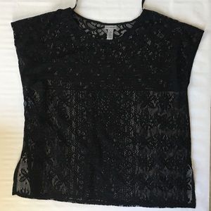 Catherines Plus Size Lace Top 2X 22/24W